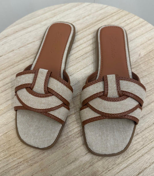 Sandalia camel